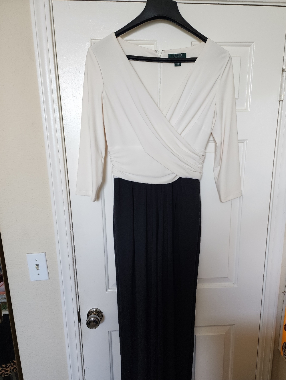 Ralph Lauren Two-Tone Black and White Jump Suit.
